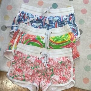 Lilly Pulitzer Pink and Green Shorts Set